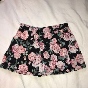 Forever 21 floral skort